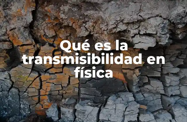 Qué es la Transmisibilidad en Física