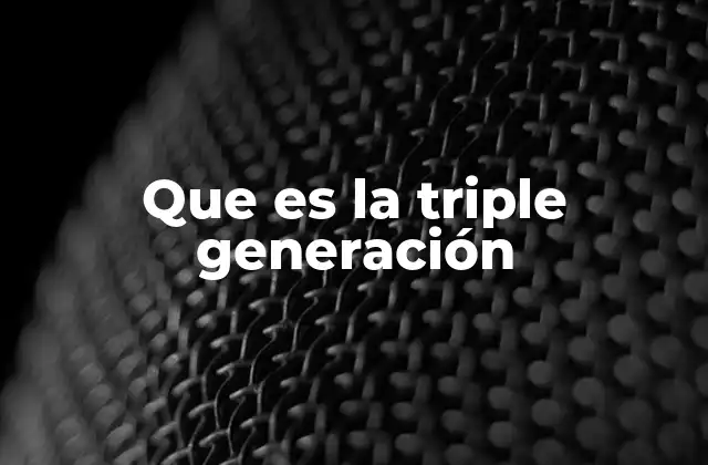 Que es la Triple Generación 2 La triple generación en el contexto energético moderno