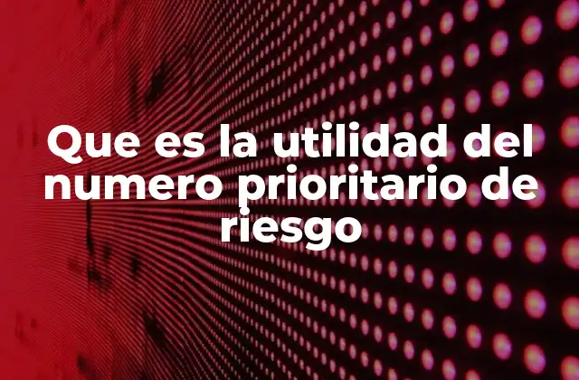 Que es la Utilidad Del Numero Prioritario de Riesgo 2 La importancia de tener acceso a una línea de emergencia rápida
