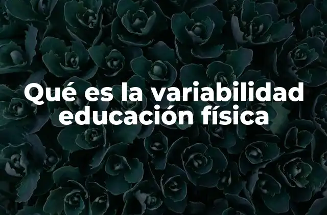 Qué es la Variabilidad Educación Física 2 El papel de la variabilidad en la mejora del aprendizaje motor