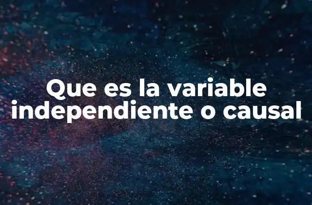 El papel de la variable en el diseño experimental