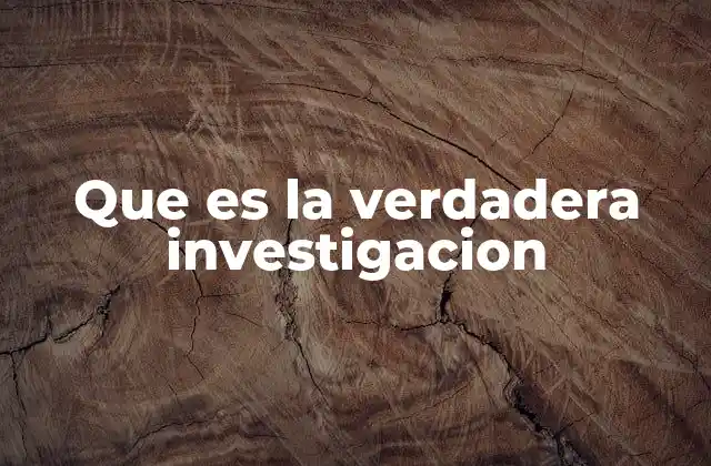 Que es la Verdadera Investigacion 2 La diferencia entre buscar información y realizar investigación