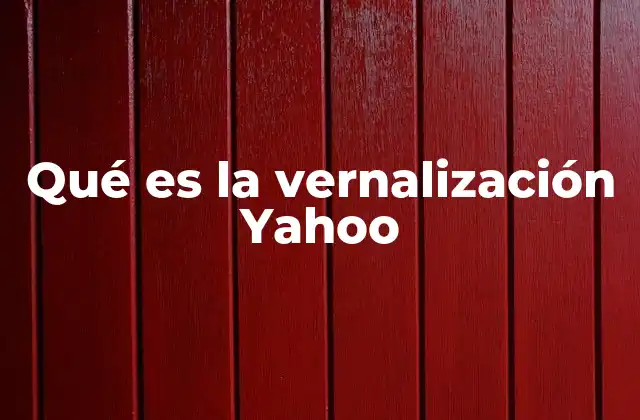 Qué es la Vernalización Yahoo