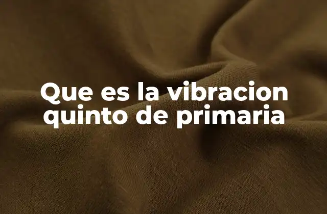 Cómo se enseña el concepto de vibración en el aula