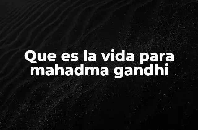 La vida como un compromiso con la justicia social