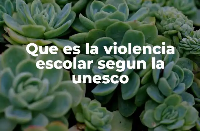 El impacto de la violencia escolar en la educación