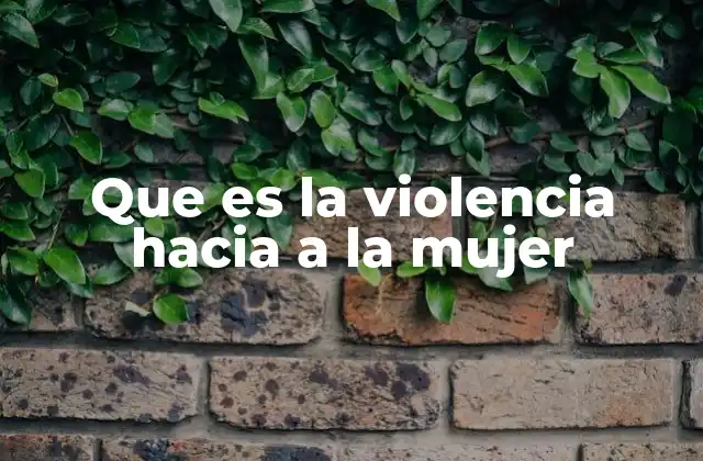 Causas y contextos de la violencia contra las mujeres