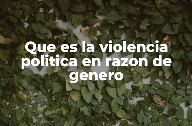 La relación entre género y participación política