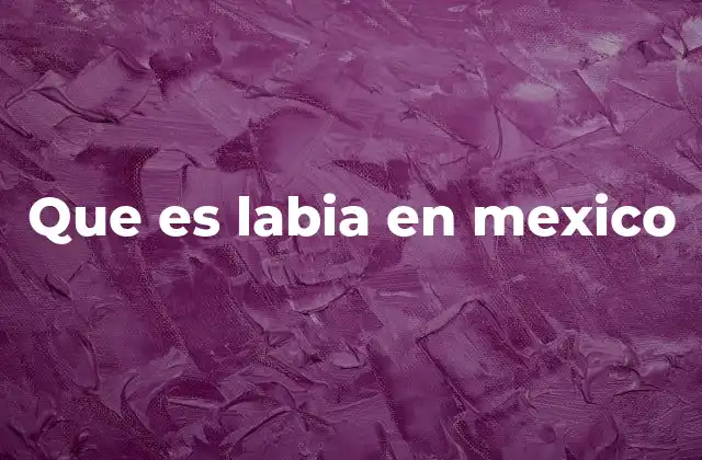El uso de labia en el lenguaje cotidiano mexicano