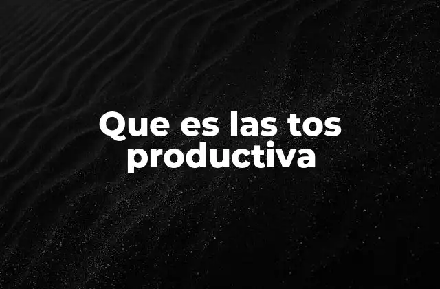 Cómo identificar una tos productiva