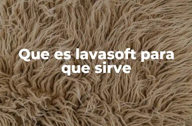 Que es Lavasoft para que Sirve
