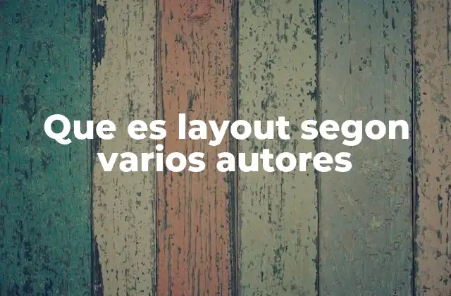 Que es Layout Segon Varios Autores 2 El layout como herramienta de comunicación visual