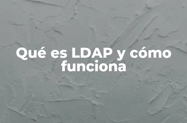 Qué es Ldap y Cómo Funciona