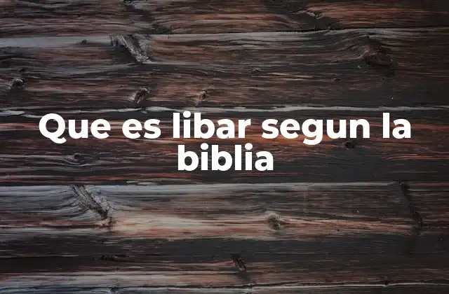 El libar como acto de comunión con Dios