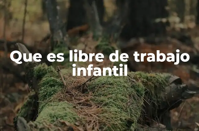 Que es Libre de Trabajo Infantil 2 El impacto del compromiso con un comercio responsable