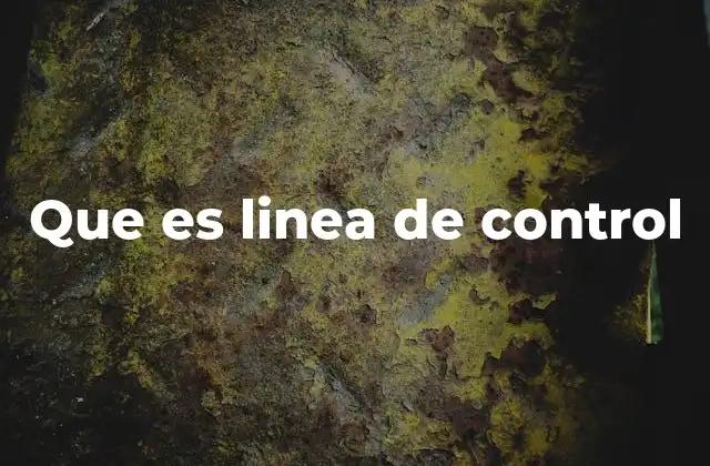 La importancia de las líneas de control en la planificación estratégica