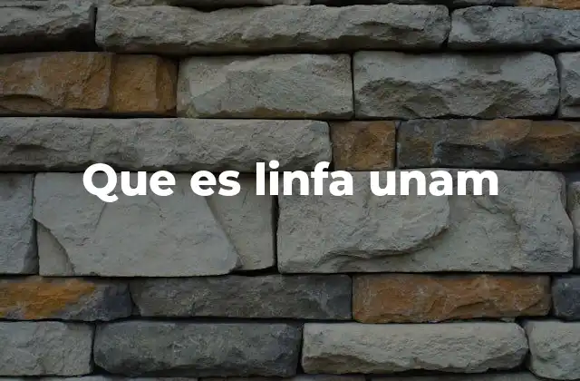 Que es Linfa Unam