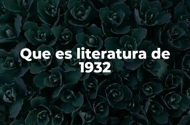 La literatura como reflejo de una sociedad en crisis