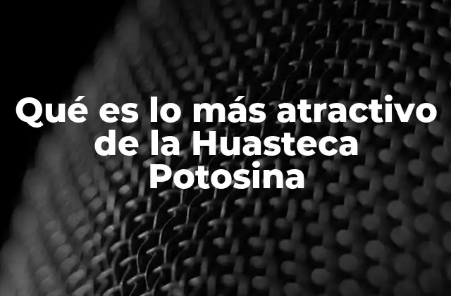 Qué es Lo Más Atractivo de la Huasteca Potosina