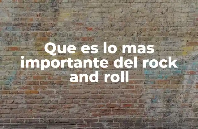 El alma del rock and roll