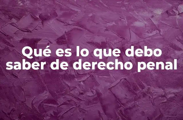 Fundamentos esenciales del sistema penal