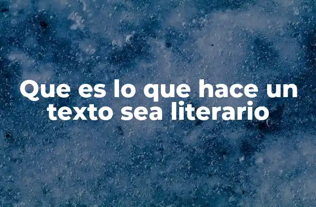 La importancia de la intención artística en la creación textual