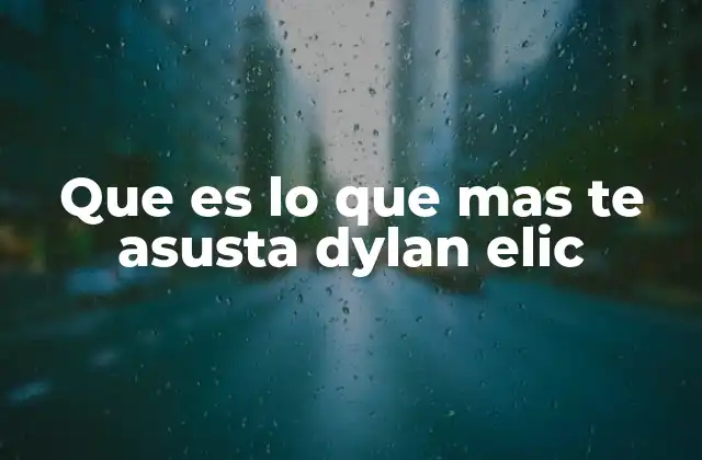 El impacto emocional en la obra de Dylan Elic