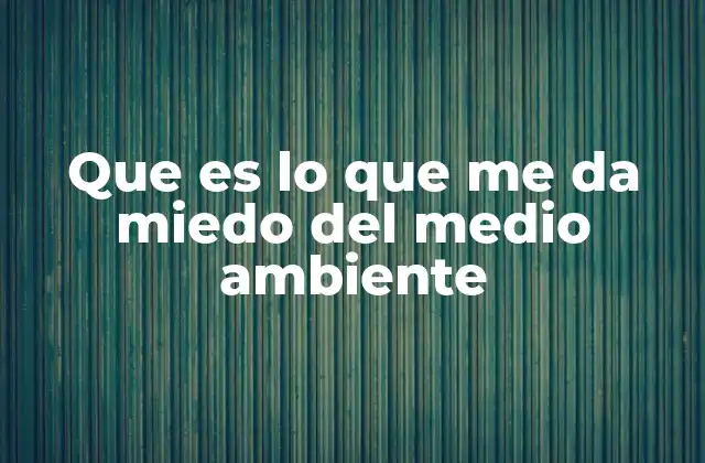 La conexión emocional entre el ser humano y el entorno