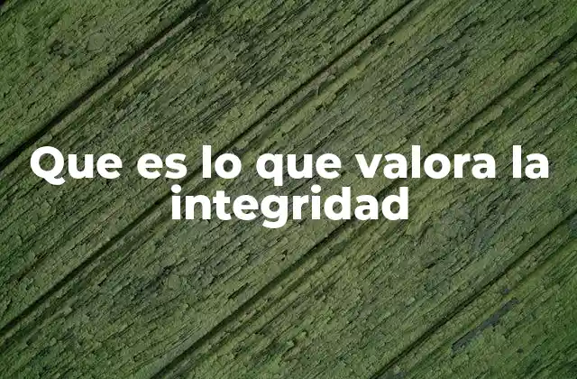 La coherencia entre valores y acciones