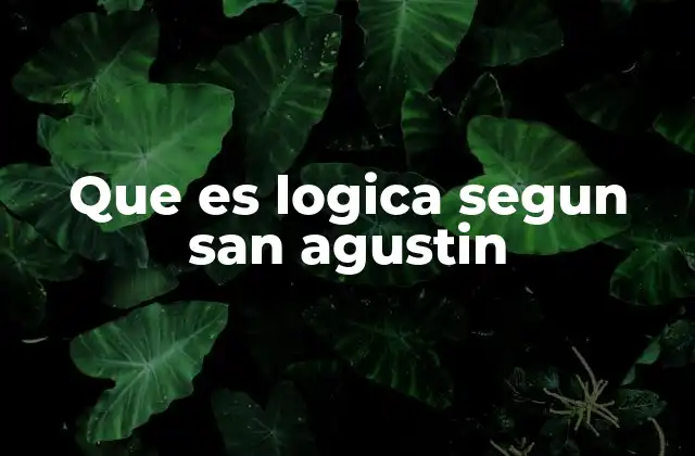 La lógica como puente entre el alma y la Verdad