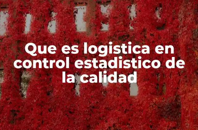 La intersección entre logística y calidad