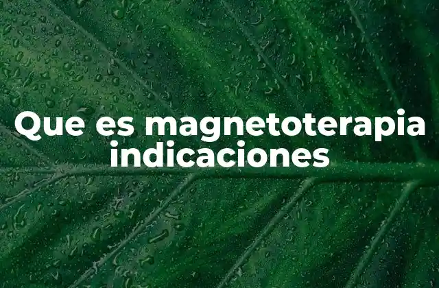 Aplicaciones de la magnetoterapia en el tratamiento de dolores y lesiones