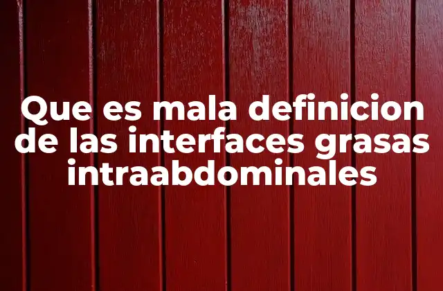 La importancia de las interfaces en la imagenología abdominal