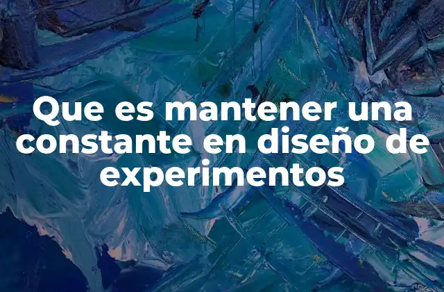La importancia del control en la investigación científica