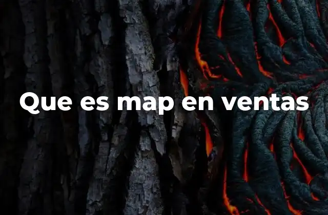 Que es Map en Ventas