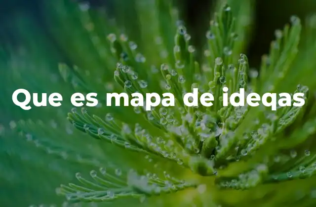 Que es Mapa de Ideqas