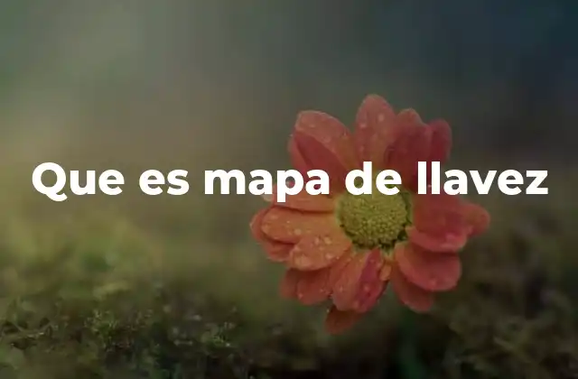 Que es Mapa de Llavez