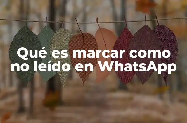 Qué es Marcar como No Leído en Whatsapp 2 Cómo WhatsApp gestiona la lectura de mensajes