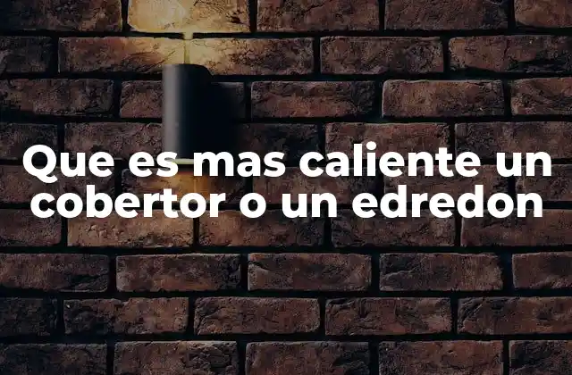 Comparando aislamiento térmico sin mencionar directamente la palabra clave