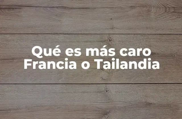 Comparando el costo de vida entre estos dos destinos