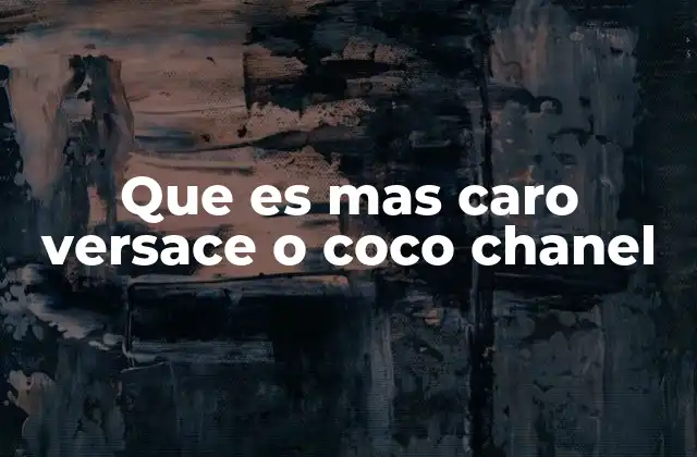 Que es mas Caro Versace o Coco Chanel