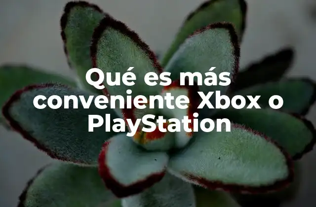 Qué es Más Conveniente Xbox o Playstation