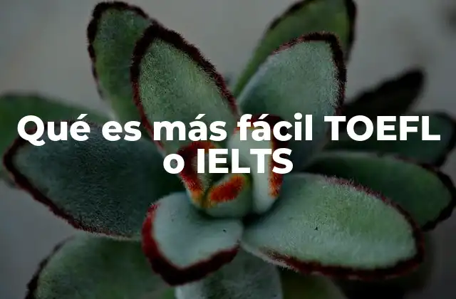 Qué es Más Fácil Toefl o Ielts