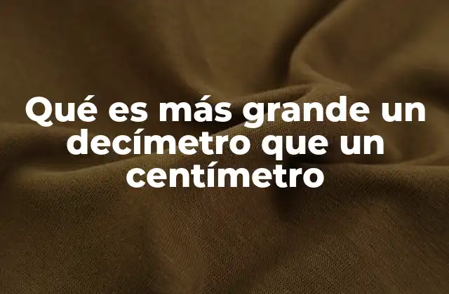 Comparando unidades de longitud pequeñas