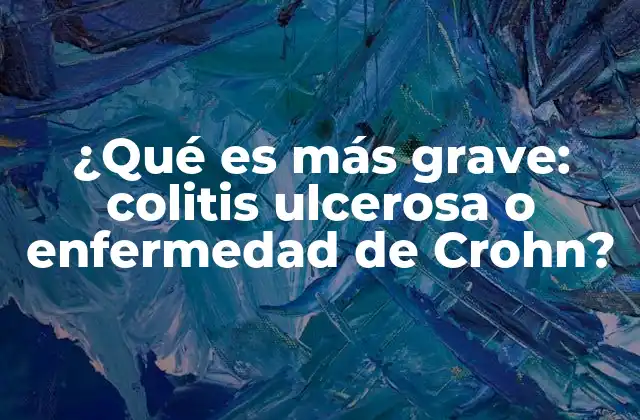 Comparando el impacto de las enfermedades inflamatorias del intestino