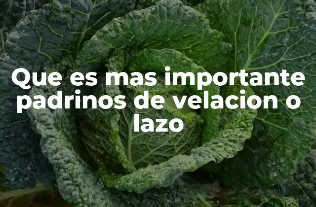 Que es mas Importante Padrinos de Velacion o Lazo