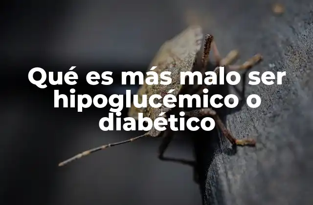 Comparando dos condiciones críticas del metabolismo