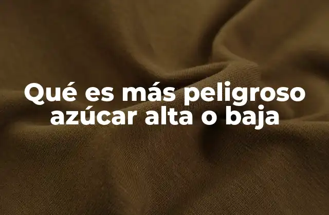 El equilibrio del azúcar en sangre y su importancia
