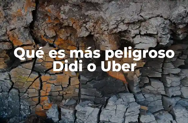 Qué es Más Peligroso Didi o Uber 2 Comparando la seguridad de Didi y Uber sin mencionar directamente los nombres