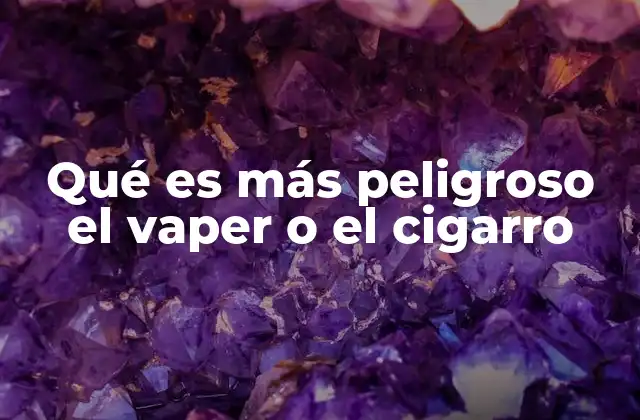 Qué es Más Peligroso el Vaper o el Cigarro 2 Diferencias entre el humo del cigarro y el vapor del vaper